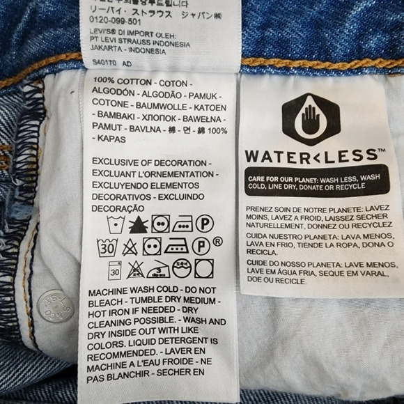 Levi's Wedgie Icon Fit Ankle Jeans 26X28 - Picture 5 of 8